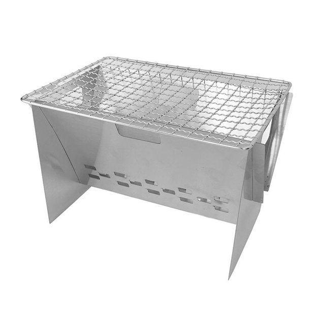 Coiry Mini Portable Barbecue Stove Stainless Steel Camping Picnic