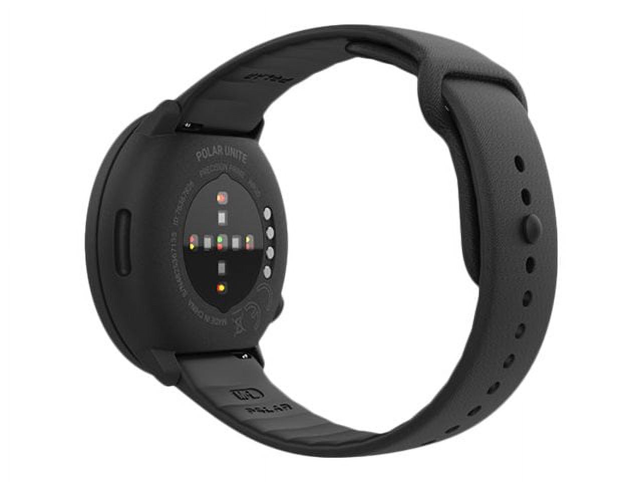 Polar Unite - Sport watch with band - silicone - black - band size: S/L - Bluetooth - 1.13 oz - image 5 of 10