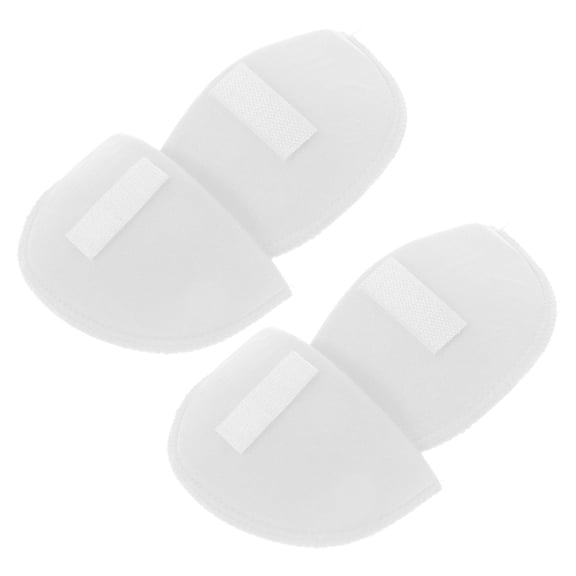 HONMEET 4-Pack White Invisible Shoulder Pads Soft Sponge Inserts for Women’s Blouses, Jackets, and
