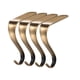 thumbnail image 2 of 4 Piezas Soportes para Medias Macarena Ganchos de Navidad Bronce, 2 of 8