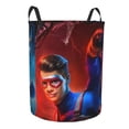 thumbnail image 2 of Large Laundry Hamper, Henry Danger Collapsible Laundry Basket With Handles, Tall Storage Basket For Blanket, Toys, Dirty Clothes In Living Room, Bedroom, Bathroom, Nursery, 2 of 7