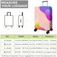 thumbnail image 4 of Stretch Luggage Cover XL(29-32in)– Elastic Travel Suitcase Protector with Handle Openings & Bottom Closure, Washable Polyester Spandex Suitcases Cover, Neon Light Print, 4 of 5