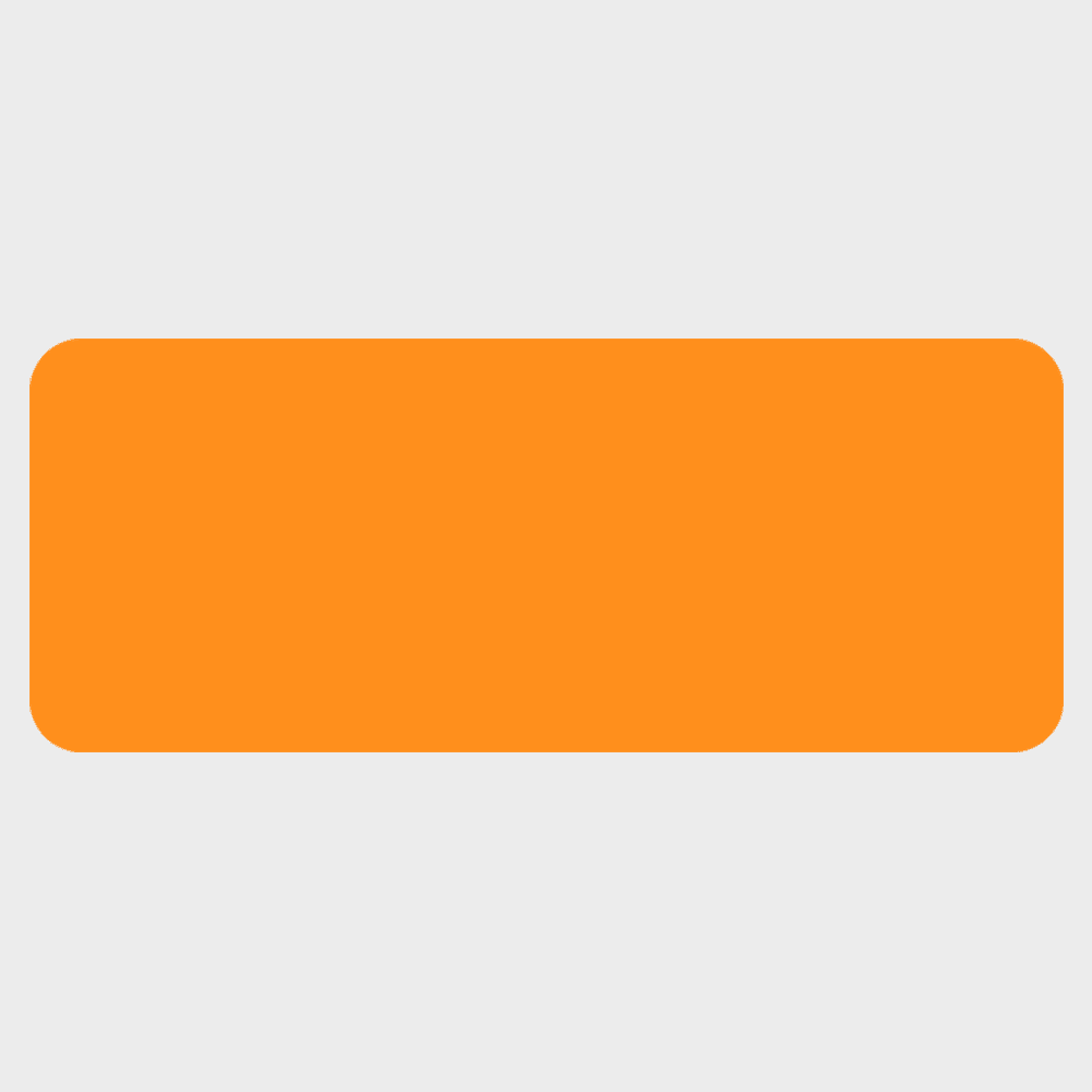 JAM Paper Standard Label Rolls, Rectangle, 1 x 2 1/2, Neon Orange, 125 Labels/Roll