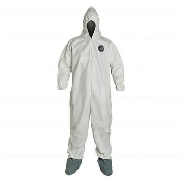 PROSHIELD® 60, COVERALL, ZIPPER FRONT, HOOD, BOOTS, ELASTIC WRIST, STORMFLAP