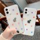 thumbnail image 2 of Funda de teléfono suave transparente con bonito corazón de amor para iPhone 11 12 13 14 Pro Max Color caramelo transparente para iPhone 7 8 Plus X XS XR SE 2020 Tan Jianjun unisex, 2 of 2