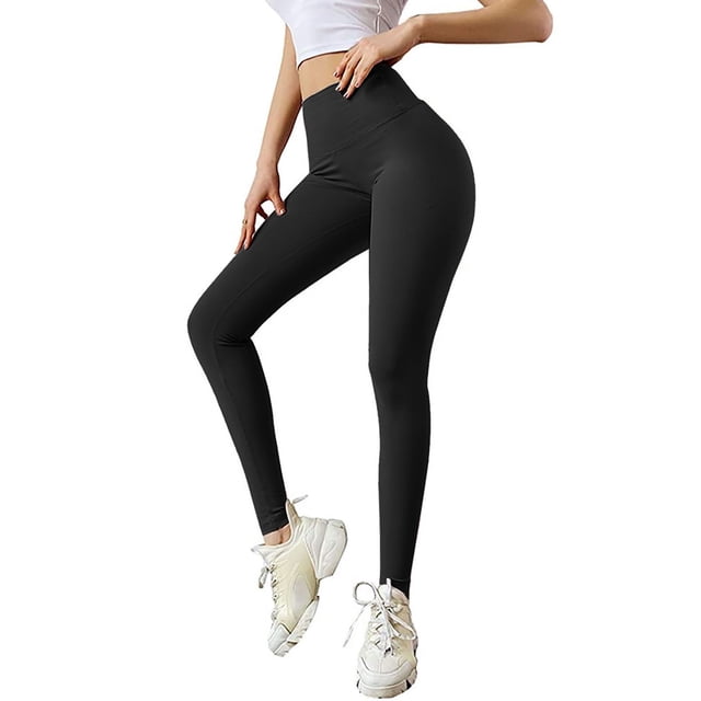 Pantalones de fondo de fitness femenino aerodinámica cinturón de cintura alta elástico levantamiento de caderas yoga corriendo pantalones de fondo negros m