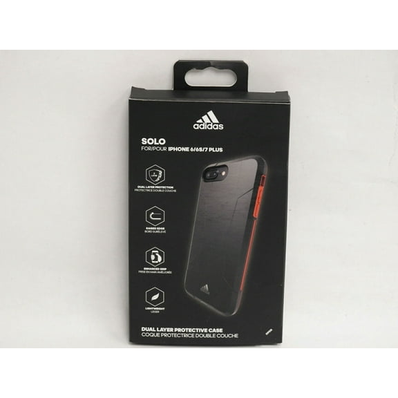 Adidas Solo Case for iPhone 6 Plus / 6s Plus / 7 Plus - Black/Red NEW