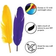 thumbnail image 2 of 120pcs Colorful Goose Feathers for DIY Crafts, Jewelry Making, Wedding, Home or Party Decorations, 12 Colors (6-8 Inches), 2 of 7