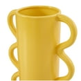 thumbnail image 6 of CosmoLiving by Cosmopolitan 8"W, 10"H Geometric Multi Colored Ceramic Vase with Varying Shapes and Wavy Handles, Set of 2, 6 of 13
