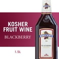 thumbnail image 2 of Manischewitz Blackberry Kosher Red Wine, 1.5L Bottle, 2 of 4