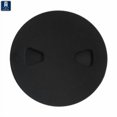 thumbnail image 1 of T-H Marine Boat Deck Plate DPS-8-1-DP Sure-Seal; Screw Out; 8 Inch Inner Diameter x 10 Inch Outer Diameter; Black; Single; With O-Ring, 1 of 2