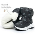 thumbnail image 2 of Ahannie Kids Toddler Snow Boots Boys Winter Boots Insulated Warm Outdoor Shoes(Toddler/Little Kid), 2 of 6