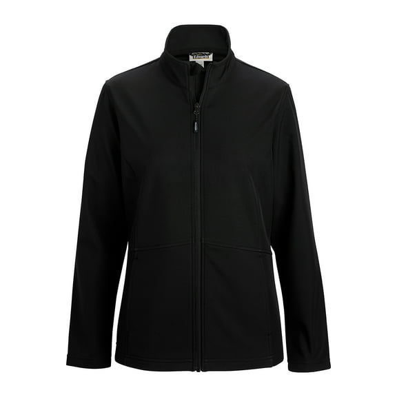 EDWARDS LADIES SOFT SHELL JACKET, BLACK, 2XL