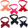 thumbnail image 2 of Pajarita cruzada japonesa y coreana, uniforme profesional de anfitrión del campus con cuello jk y flores para hombres y mujeres, 2 of 5