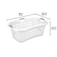 thumbnail image 2 of Sterilite 70L Hip Hold Laundry Basket- white, 2 of 4