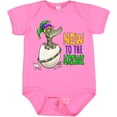 thumbnail image 3 of Inktastic New to the Krewe Mardi Gras Baby Alligator Boys or Girls Baby Bodysuit, 3 of 5