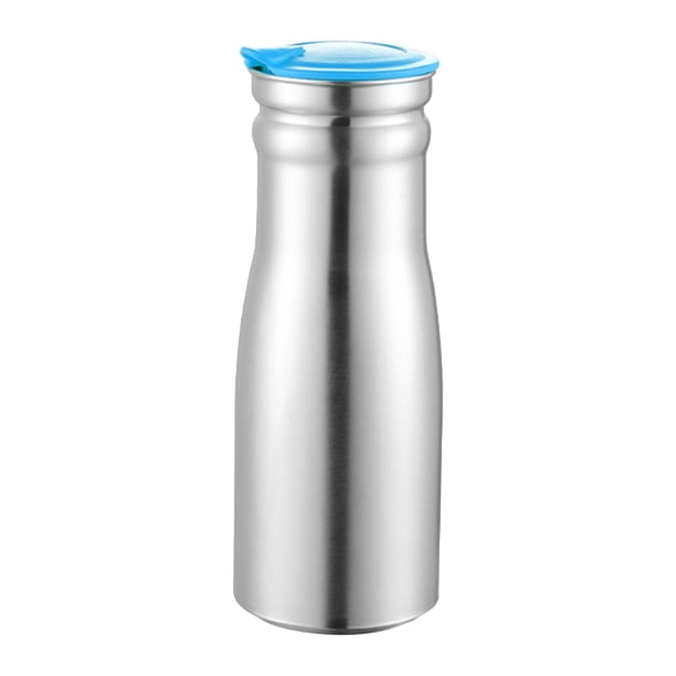 Cafetera de té con tapa, hervidor de agua fresco para el hogar, botella para Azul