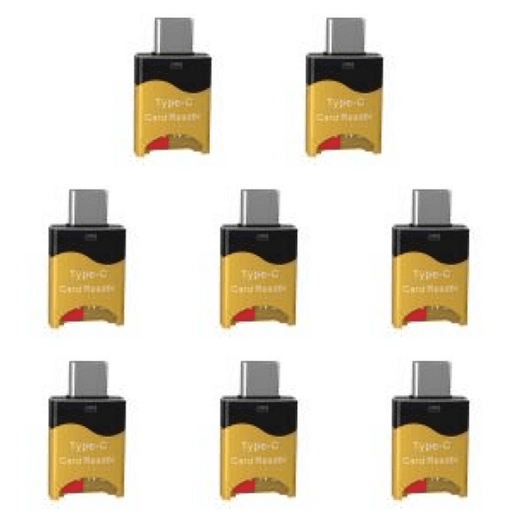 Peggybuy Type-C Card Reader Flash Drive Mini Micro SD Card Reader for iPad Macbook