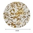 thumbnail image 4 of CSChome Disposable Placemats Gold Foil Mesh, Non Slip Heat Resistant Table Mats for Party Decorations (10/20 Pcs), 4 of 7