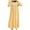 Yellow, variant on Shwomsmer Long Satin Nightgowns With Long Sleeves For Women With Bow Lace Trim Wrist Neck Vintage Style For Knee Rest Home Sleepwea Long plus