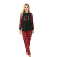 thumbnail image 4 of Family Pjs Matching Sets - Family Christmas Matching Pajamas Long Sleeve Pants Set with Holiday Printed Sleepwear, 4 of 5