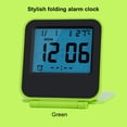 thumbnail image 2 of Herwey Portable Alarm Clock,Portable Foldable Tabletop Travel Digital Alarm Clock with Temperature Calendar Date Week, Mini Digital Alarm Clock, 2 of 8