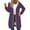 Purple, variant on Trendy Longline Zip Up Sweatshirt for Women Double Zipper Jacket Cozy Fall Winter Layering Piece Casual Everyday Outerwear L Size Pink