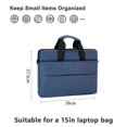 thumbnail image 2 of Laptop Bag Briefcase, Spill-Resistant Handbag with Shoulder Strap for Most Notebooks, 2 of 5