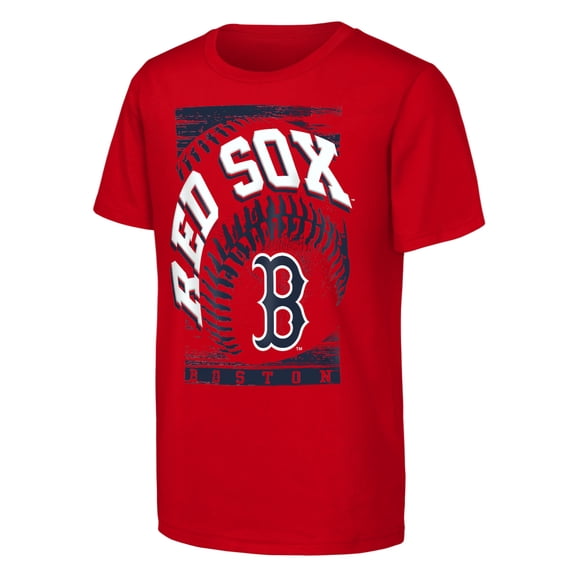 Youth Outerstuff Red Boston Red Sox Speed Pitch T-Shirt