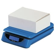 Brecknell PS25 25lb Electronic Postal Shipping Scale, 8 x 6 Platform, Blue