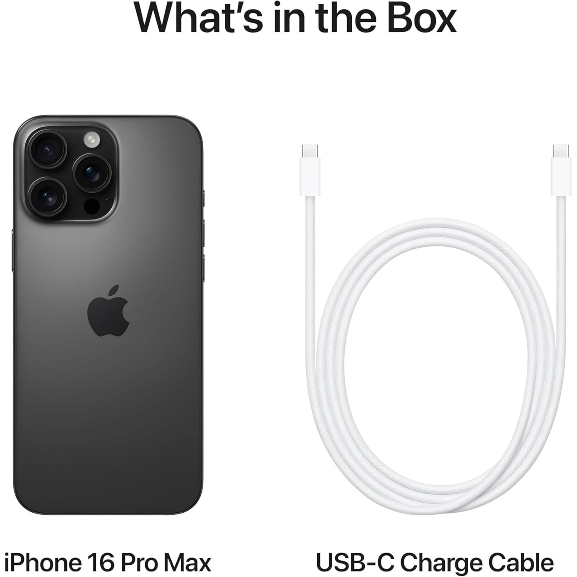 Restored Apple iPhone 16 Pro Max - Carrier Unlocked - 256GB Black Titanium (Refurbished)
