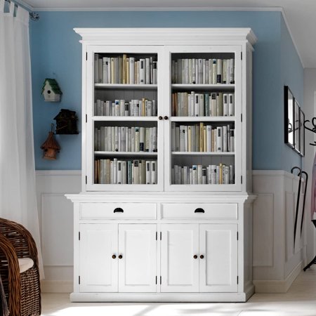Nova Solo Halifax Glass Display Hutch Unit