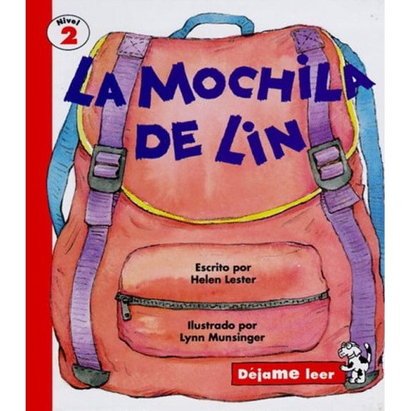 Pre-Owned Lin's Backpack, Spanish, La Mochila de Lin, Let Me Read Series, Trade Binding (Hardcover) by Helen Lester, Alma Flor Ada, Good Year Books (Compiled by)