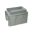 thumbnail image 2 of Tuvgenk Car Organizer Multi-Compartment Versatile 12x8x7 inch Hanging Storage Bags Organizer Gray Stable Oxford Cloth Space-Saving for Remote Bottle, 2 of 6