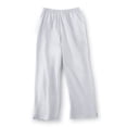thumbnail image 1 of Pantalones capri cortos de punto de algodón para mujer con cintura elástica, color gris, talla grande, 1 of 3