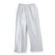 thumbnail image 1 of Pantalones capri cortos de punto de algodón para mujer con cintura elástica, color gris, talla grande, 1 of 3