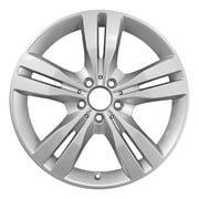 Remanufactured Painted Bright Silver Aluminum Wheel 19 x 8 A1664010702 fits 2015 Mercedes-Benz ML250