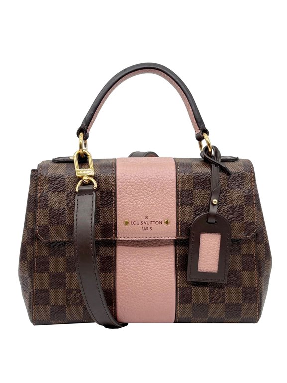 Pre-Owned Louis Vuitton Bond Street BB Damier Ebene Crossbody Bag Magnolia