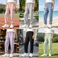 thumbnail image 5 of Ultrave Boys Joggers Pants Kids Summer Casual Elastic Waist Trousers Athletic Breathable Pant for 9-10Y, 5 of 7