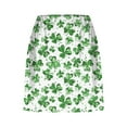 thumbnail image 4 of hotojiny Women's Athletic Skorts Tennis Skirts with Shorts St. Patrick's Day High Waisted Golf Skort for Running S-2XL, 4 of 5