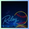 thumbnail image 3 of Shinelab Baseball Neon Sign, Baseball Neon Light For Kids, Baseball Led Sign Wall Art Decor 2394, 3 of 5