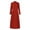 Red, variant on Lilgiuy Woman Solid Long-sleeved Button Robe Costume Cosplay Chaplaincy Coat Gift for Your Friends and Family
