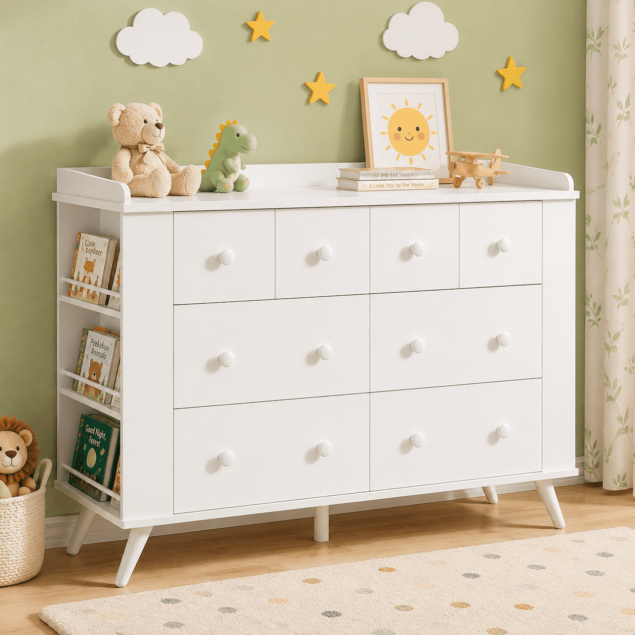 Delta Children Phoebe 3 Drawer Dresser with Interlocking Drawers