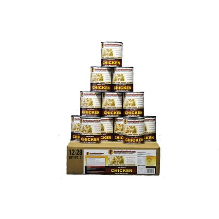 Survival Cave - Canned Chicken 28 oz - 12 cans