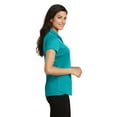 thumbnail image 3 of Port Authority Ladies Trace Heather Polo-3XL (Tropic Blue Heather), 3 of 6