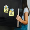 thumbnail image 5 of WIRESTER 2pcs Acrylic Fridge Magnet for Home Office Classroom Acrylic Magnets to Stick on Computer, Fridge, Dryer, Lockers - Bee Kind Sweet Bee & Bee Kind Cute Honey Bee, 5 of 7