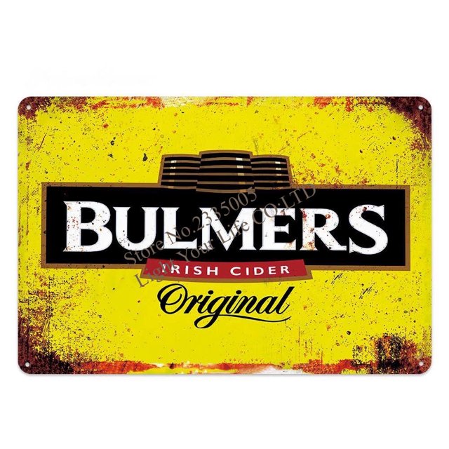 Letrero de cerveza, placa de metal, letrero de metal vintage para pub, letrero de aluminio, decoración de pared para bar, pub, club, cueva de hombre, placas de aluminio, póster de cerveza de metal,
