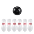 thumbnail image 1 of 1 Set Kid Bowling Toy Inflatable Kids Indoor Bowling Plaything for Home School, 1 of 9