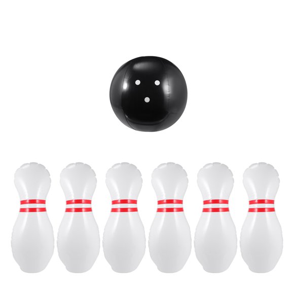 KAKOWELY 1 Set Kid Bowling Toy Inflatable Kids Indoor Bowling Plaything for Home School,21.1"X12.01"X5.59"