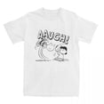 thumbnail image 5 of Camisetas de Peanuts, Charlie Brown, Lucy Football Kick Aaugh Snoopy para hombres y mujeres, camisetas de cuello redondo, 100 % algodón, talla 6XL, 5 of 5